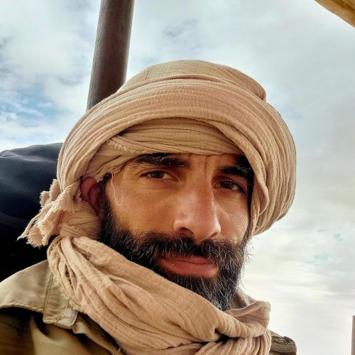 Corentin Leduc- aventurier Français- désert de Mauritanie- Expédition international de la Loire à la terre de lion-